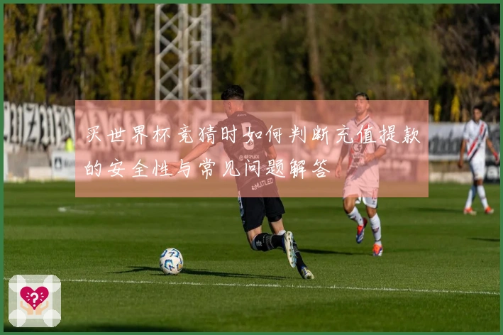 买世界杯竞猜时如何判断充值提款的安全性与常见问题解答