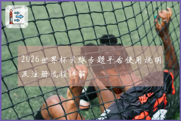 2026世界杯买球专题平台使用说明及注册流程详解